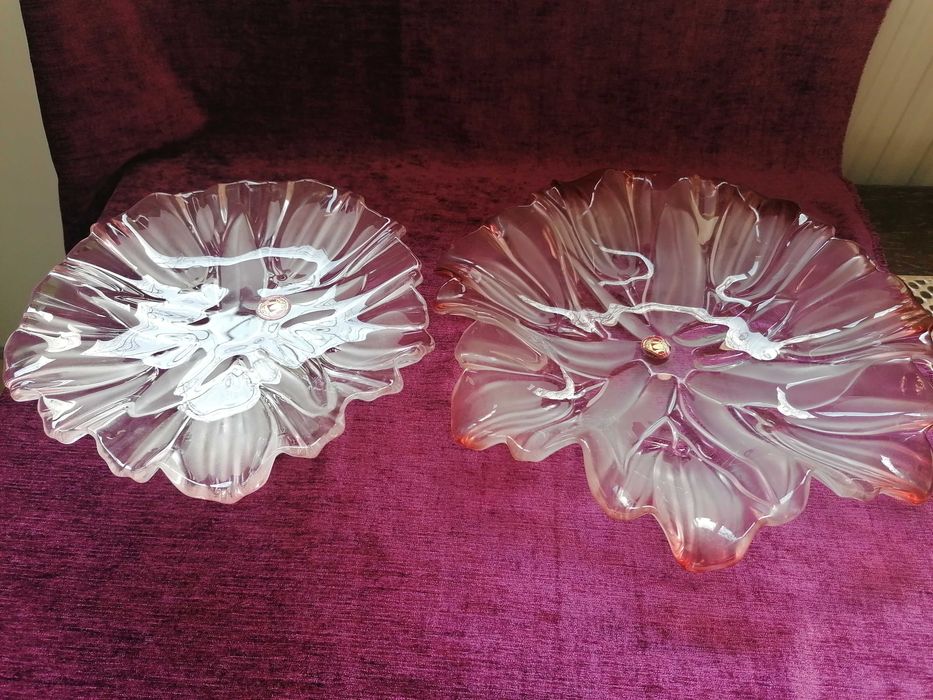 fructiera cristal roz