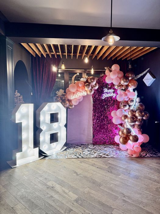 Gender Reveal /Photocorner / decor camera / decor baloane