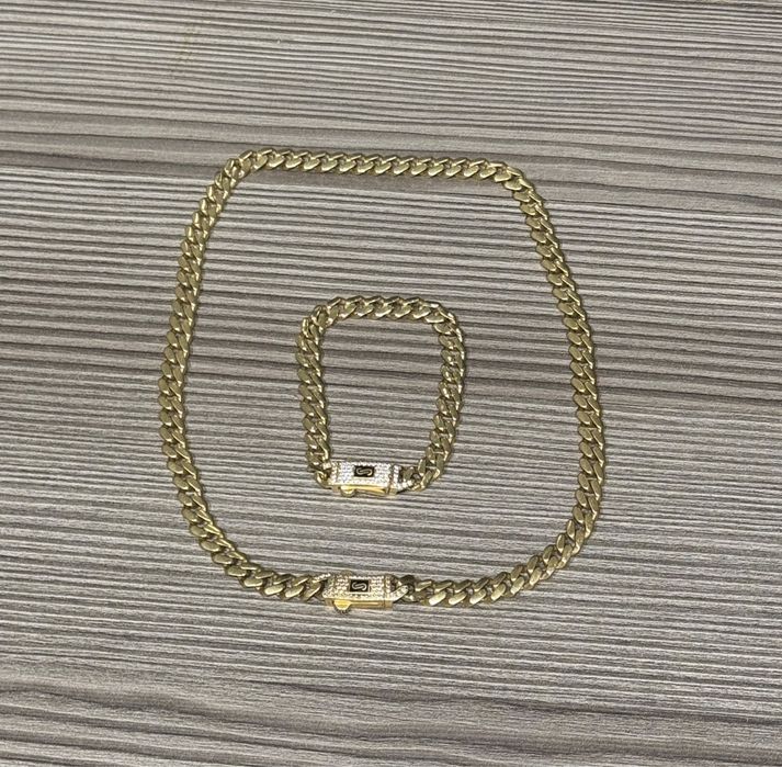 Set cuban aur 14K