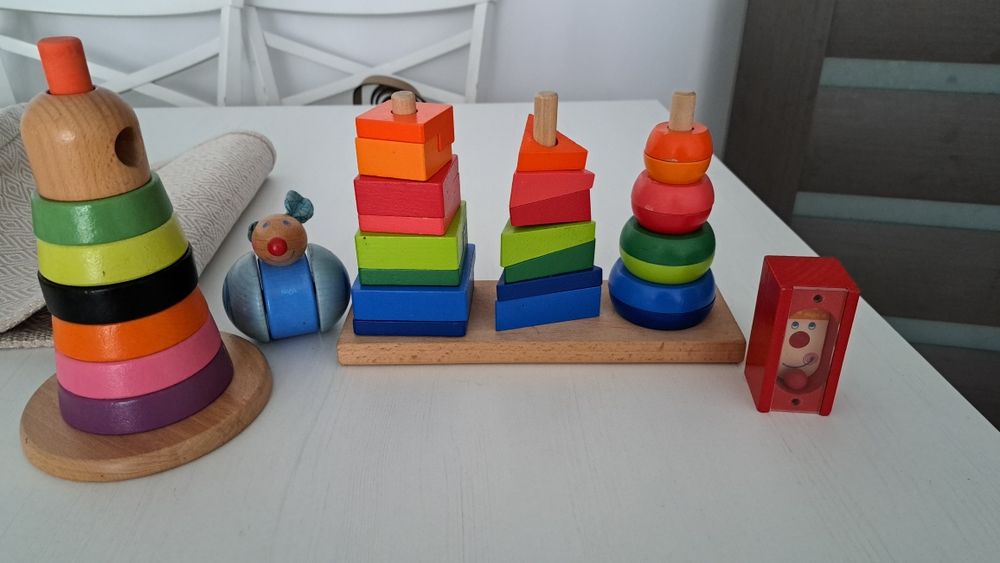Lot Jucarii educative de lemn Montessori- Haba