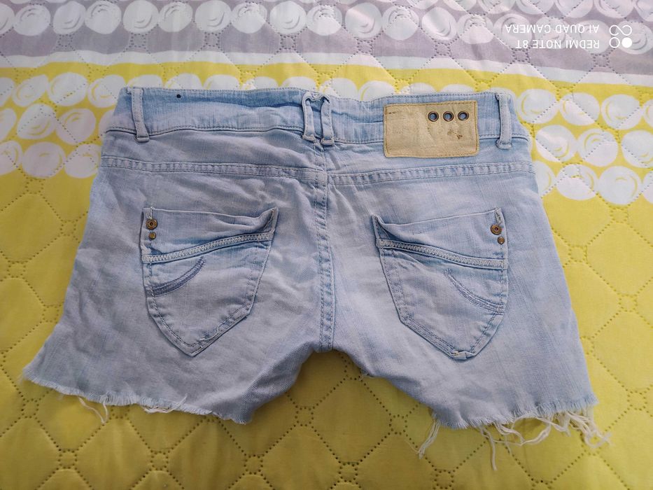 Къси дънкови панталонки р-р 38 Tally Weijl дамски