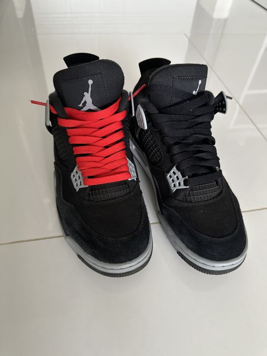 Jordan 4 Balck Canvas originali