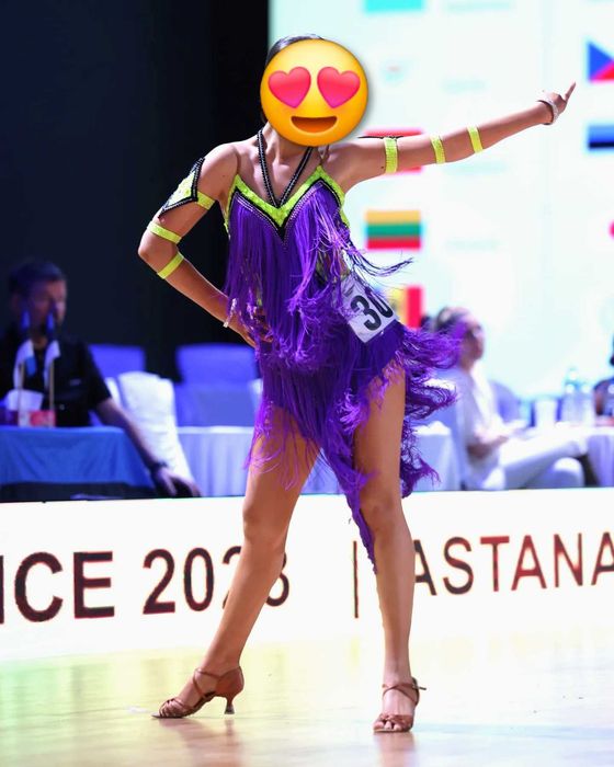 Платье латина для бальных танцев