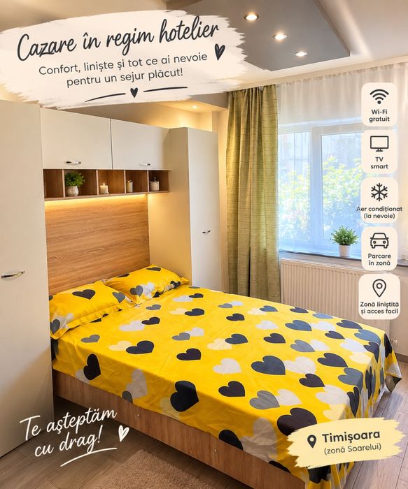 Garsoniera in regim hotelier 110 lei  /noapte Spitalul Judetean