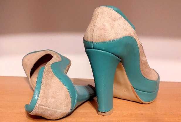 PANTOFI Piele intoarsa / piele - Aliss