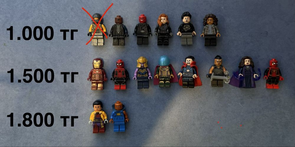 Продам минифигурки Lego Marvel и DC (Оригинал)