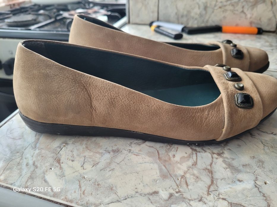 Balerini mato, piele naturala, marime 36, nepurtati
