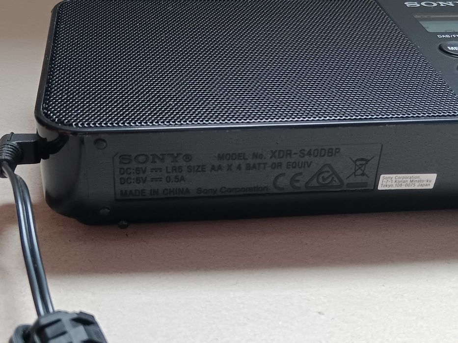 Radio Sony, model XDR-S40DBP , Perfect functional