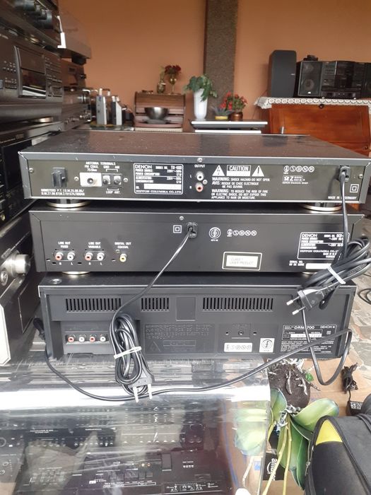 DENON cassette deck tuner si CD