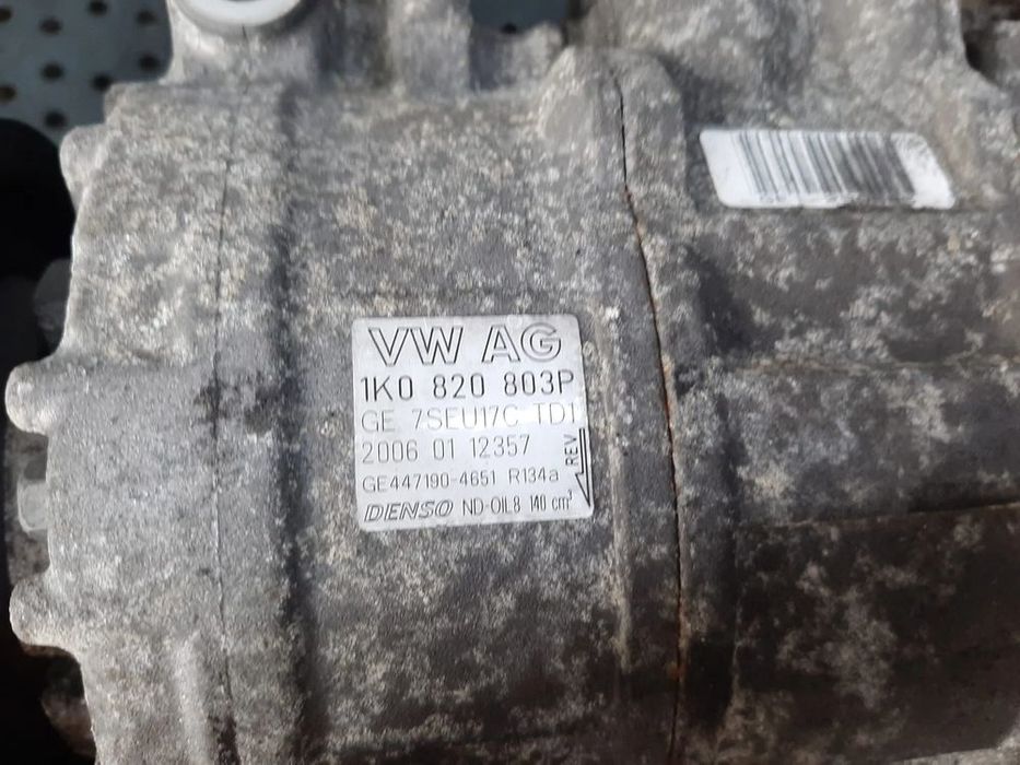 compresor clima ac 1.6fsi audi a3 8p seat altea toledo vw golf 5  skoda octavia 2   1k0820803p