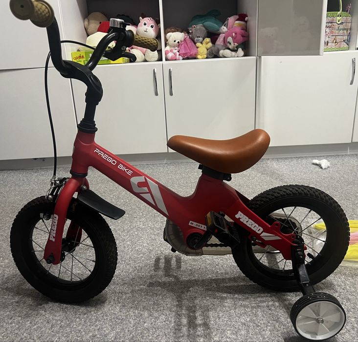 Детский велосипед PREGO Bike 12 с боковыми колёсами
