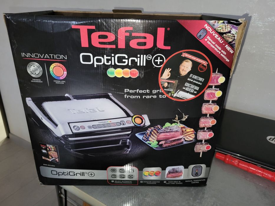 Умный Гриль оптигриль тефаль