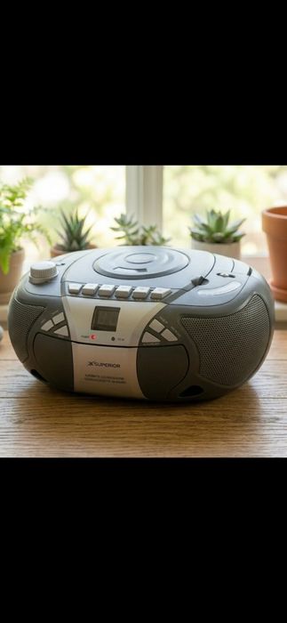 Radio Casetofon cu CD Player portabil – Boombox All-in-One