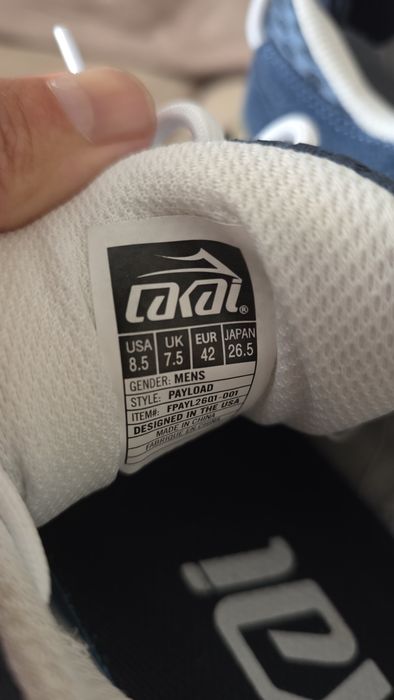 Чисто нови скейт маратонки Lakai Payload Navy/Gum