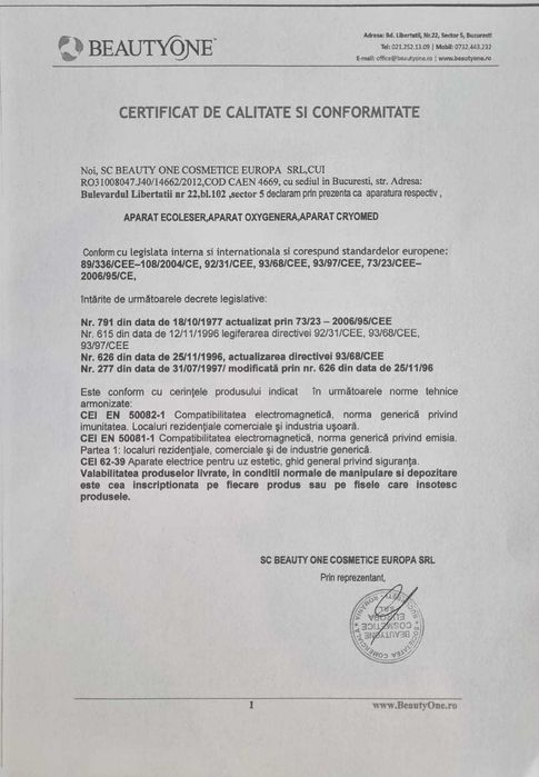 Vand aparatura estetica profesionala