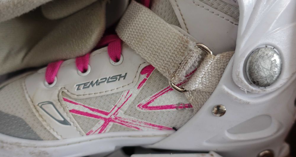 Детски кънки за лед / ролери № 33-36, каска, протектори