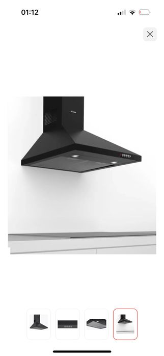 Вытяжка bosch, цвет черный