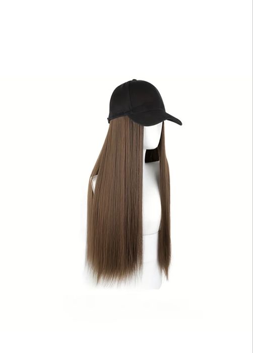 Парик, бейсболка с волосами