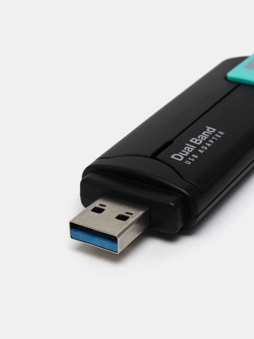 Адаптер Wi-fi 6 1300 мб , переходник для ПК 2.4 Гц, 5 Гц