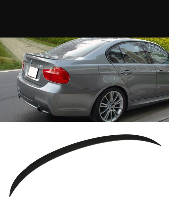 Eleron lip codita BMW Seria 3 E90 MP Style   design negru lucios.