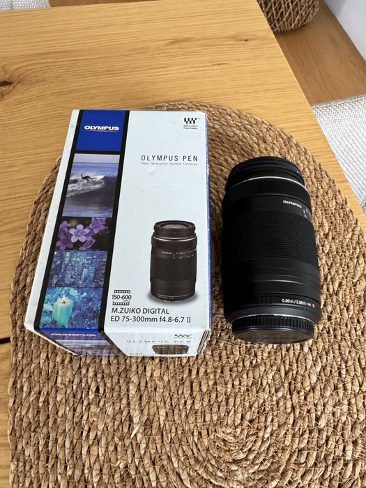 Obiectiv Olympus 75-300 mm Zoom MFT Micro Four Thirds