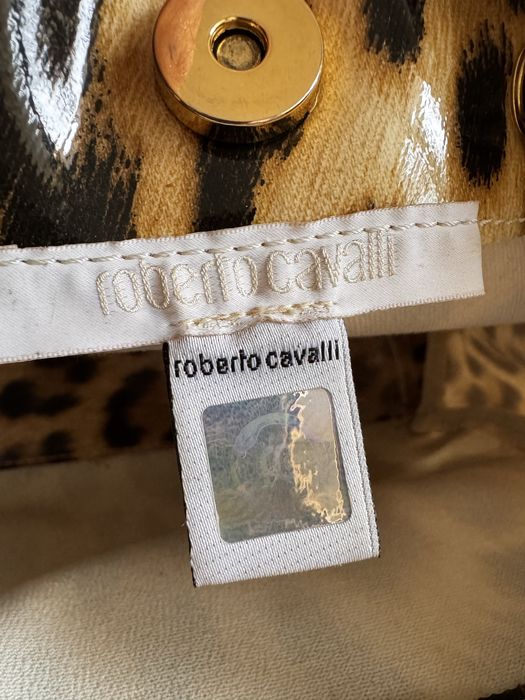 ROBERTO CAVALLI кожена малка чантичка