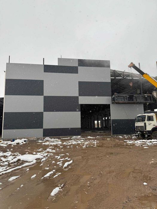 Сэндвич панели и пенопласт (сендвич панели,sendvich panel) Завод