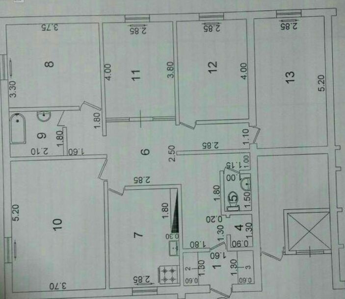 Продается квартира 4 ком Госпитальный рынок