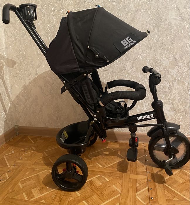 BERGER. ГЕРМАНИЯ. Детский Трёх Колесный Велосипед Коляска. Продам