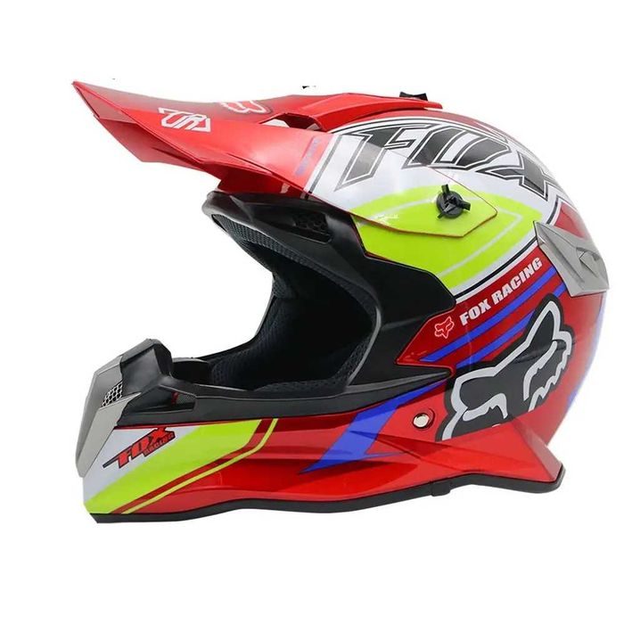 Кросов комплект каска ризница очила и ръкавици