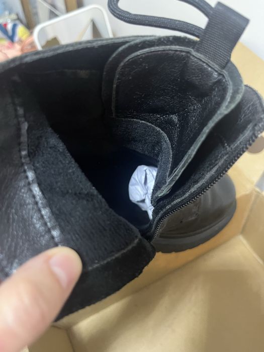 Берцы кожанные женские