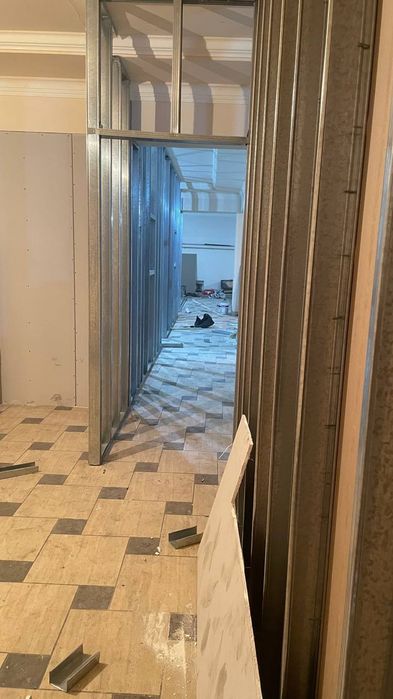 Перегородка, Гипсокартон, малйарка хизмати.