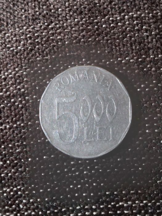 Monede 5000 lei an 2002