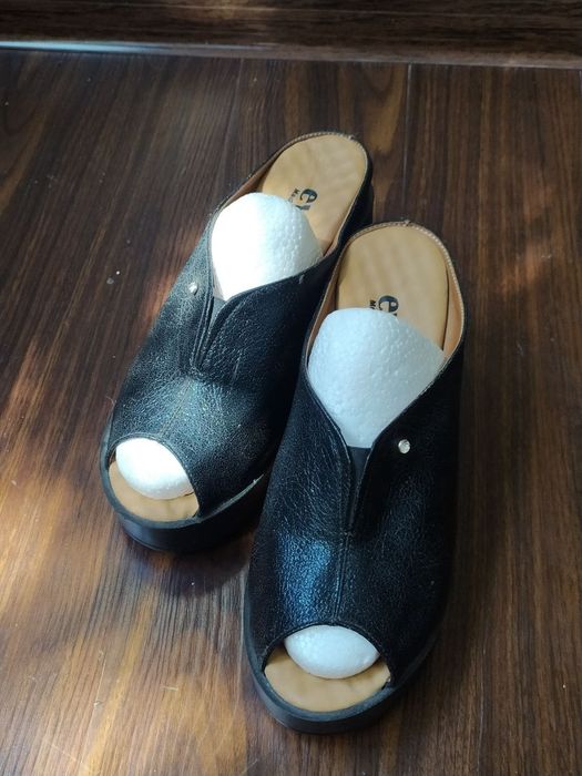 Женские шлепки на платформе, новые