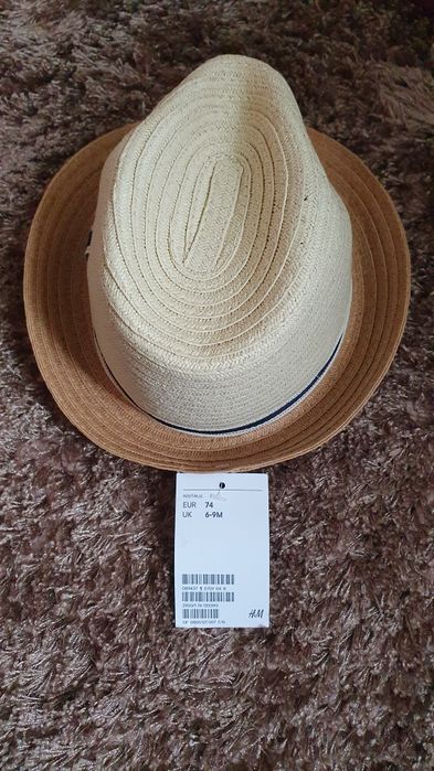 Palarie de paie bebelusi H&M