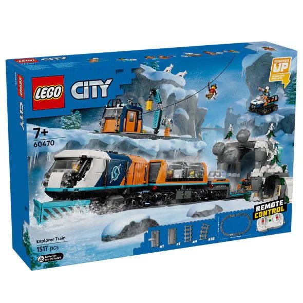 LEGO 60470 City Полярен експресен влак за арктически изследователи
