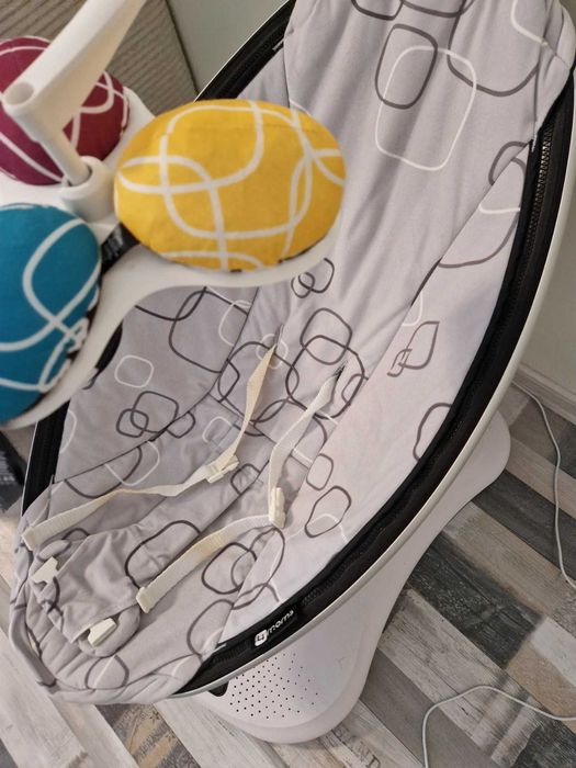 4moms mamaRoo® 4 бебешка люлка - Silver Plush
