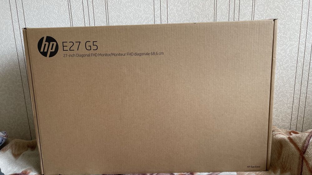 HP E27 G5 27” IPS Full HD — новый, запечатанный