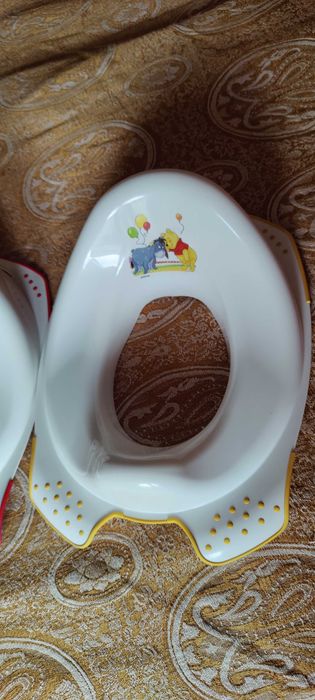 Дъска за тоалетна чиния за деца; бял цвят – 2 броя