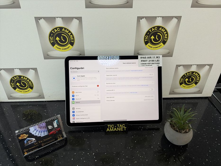 Ipad Air 11 M3 *Tic Tac Amanet*