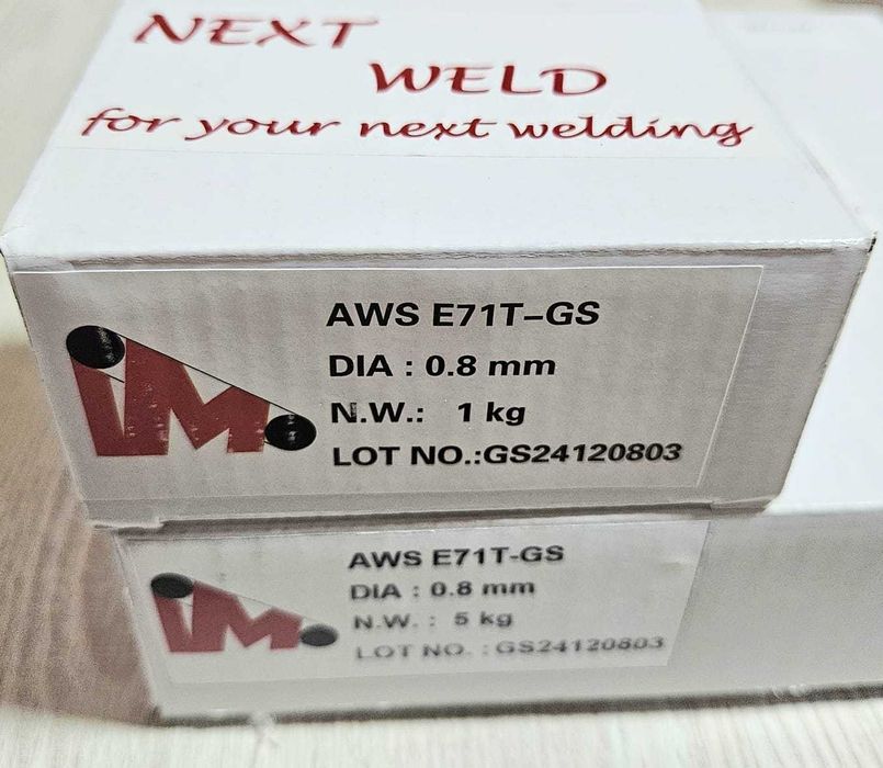 Sarma sudura fara gaz(flux)rola de 5 kg ,diam 0.80sau 1,00mm PROMOTIE