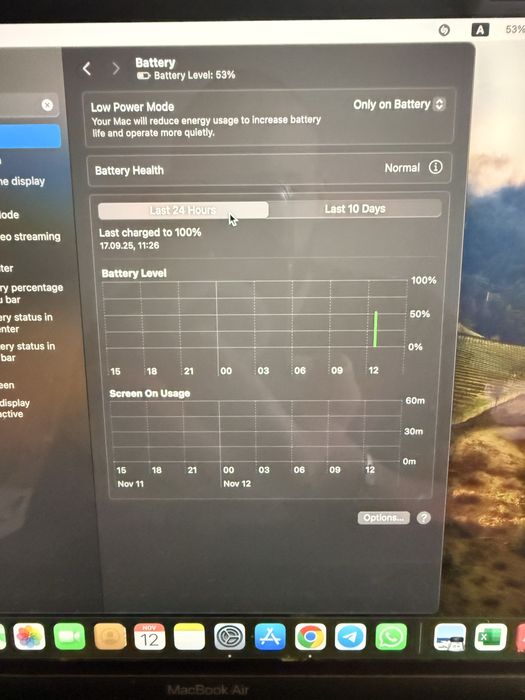 Macbook Air 13.3 16 gg Ram 512 gb SSD