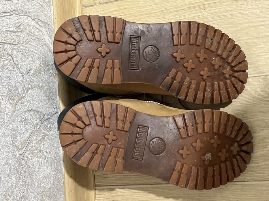Ботинки Timberland бежевые | Оригинал | Б/у