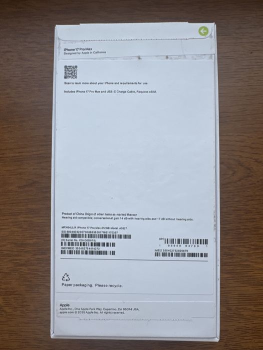 Продам Айфон 17 про мах под оригинал