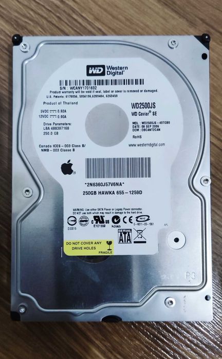 Жёсткие диски HDD SATA, IDE 3.5'