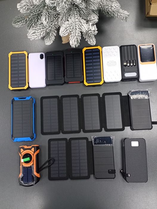 Повербанки на солнечных батареях