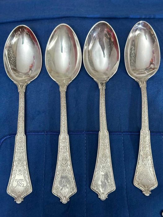 SET TACAMURI ARGINT 925 - 4p. - TIFFANY & CO - Persian Pattern - 1872!