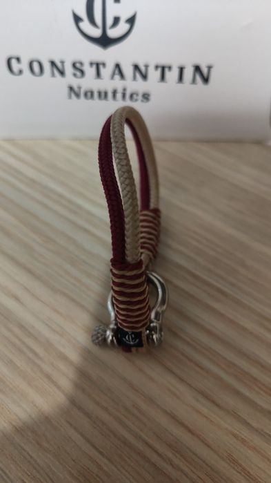 CONSTANTIN NAUTICS - Bratara Burgundy/Crem
