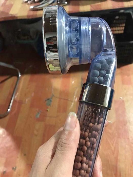 КОМПЛЕКТ ОТ 2 БРОЯ СПА Душ слушалка с минерали турмалин и германий