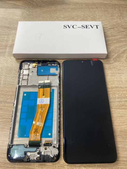 Оригинален дисплей за Samsung А03s / A037G / с рамка